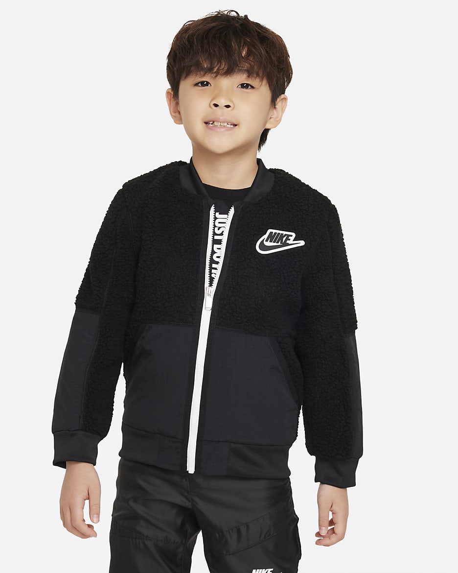 Nike Sherpa Bomber Little Kids Jacket